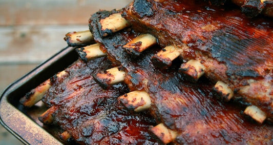 Smoked Apple Rum Ribs