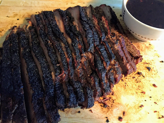 Smoked Beef Brisket w/ espresso rub and Fruitwood Pellets From Macleans Outdoor