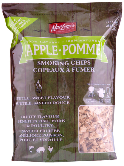 MacLean's Authentic Apple Wood BBQ Smoking Chips