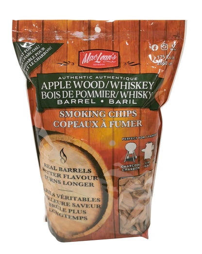 MacLean's Authentic Apple/Whisky Barrel Blend BBQ Smoking Chips