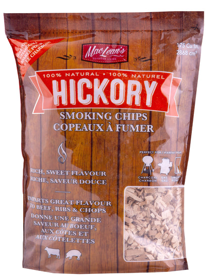 MacLean's Authentic Hickory Wood BBQ Smoking Chips