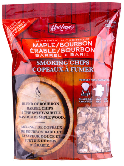 MacLean's Authentic Maple/Bourbon Barrel Blend BBQ Smoking Chips